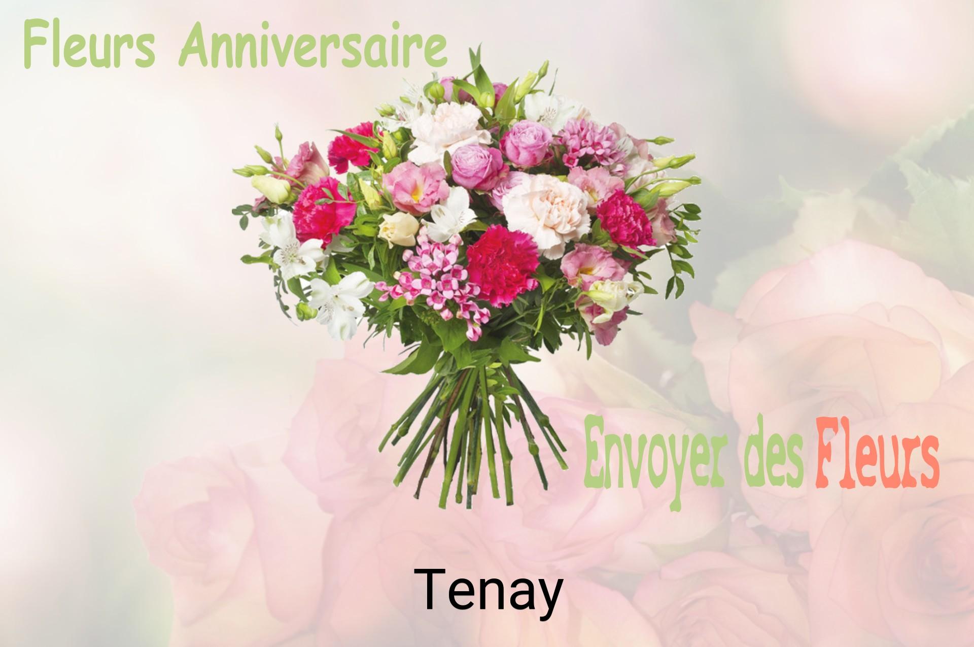 Bouquet de fleurs d’anniversaire livré à Tenay