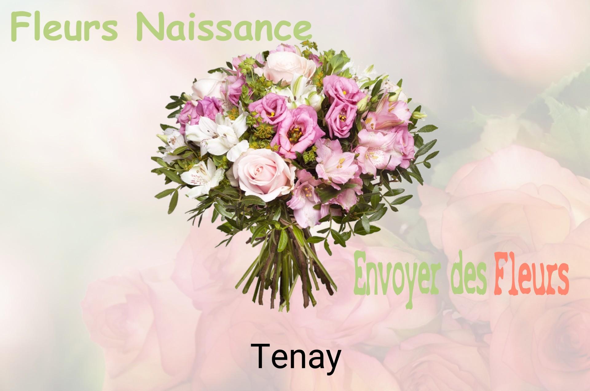Bouquet de fleurs de naissance livré à Tenay